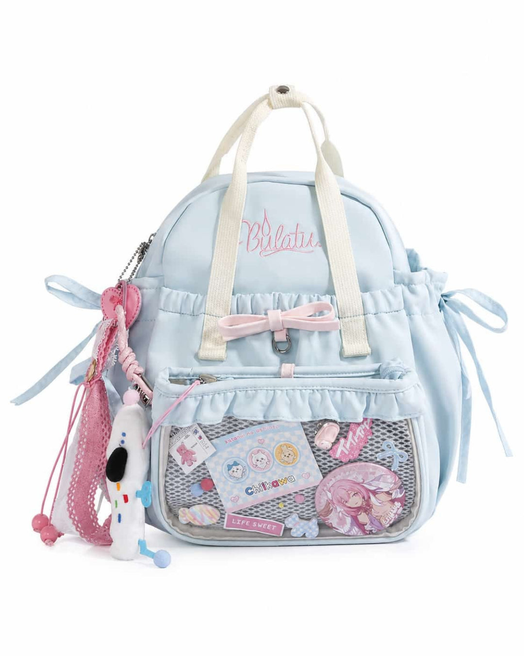 Itamoon Ita Bag – Cute Kawaii Ruffle Clear Window Backpack