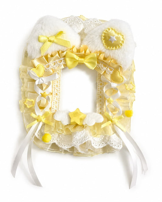 Itamoon Holder – Cozy Cat Lace Photocard Holder