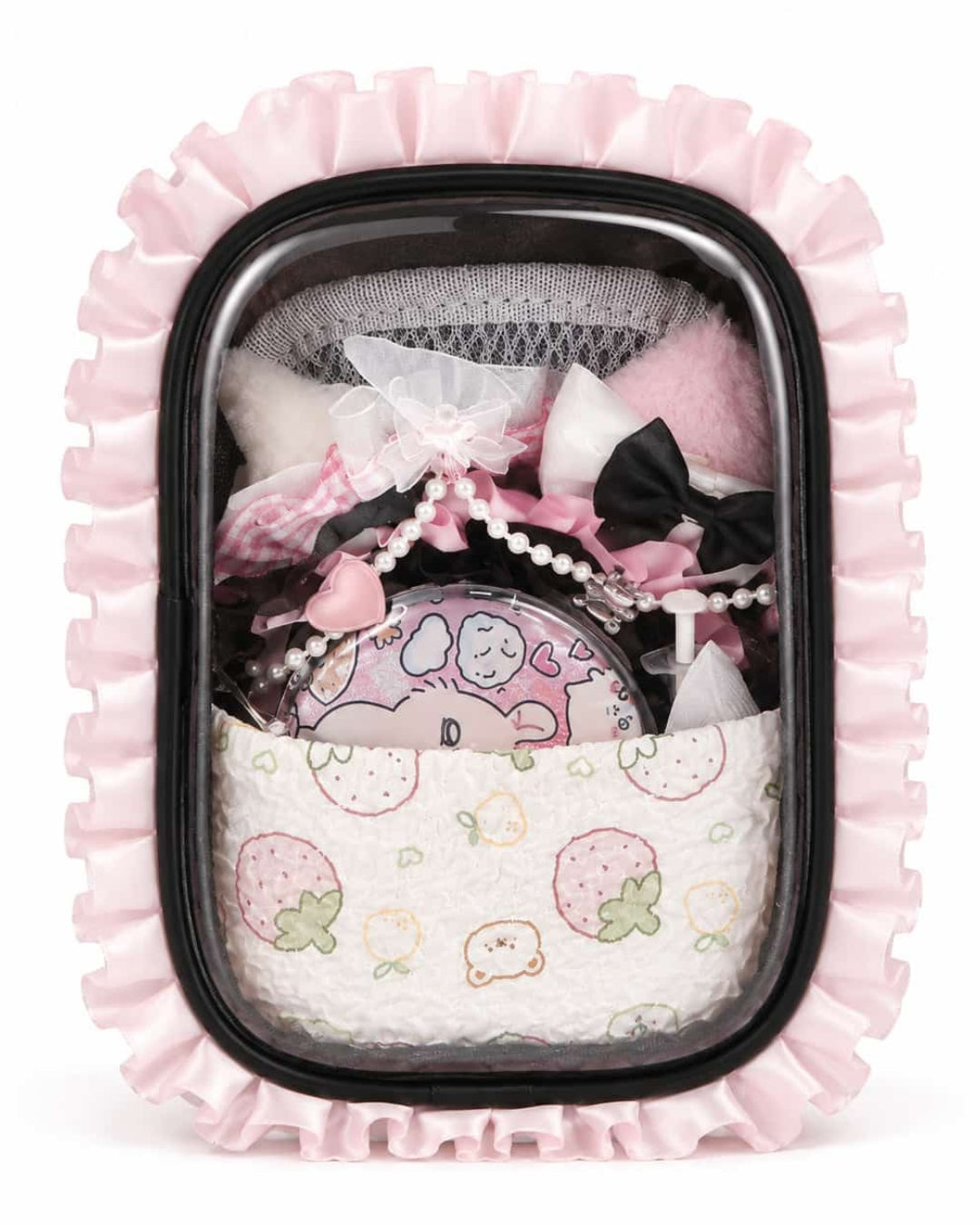 Itamoon Ita Bag – Cute Kawaii Mini Ruffle Clear Window Crossbody Bag