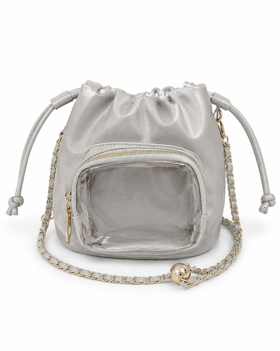 Itamoon Ita Bag – Cute Kawaii Drawstring Clear Window Bucket Bag