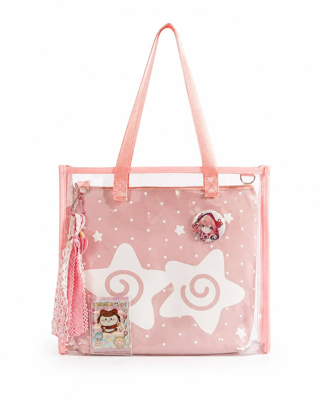 Itamoon Ita Bag – Cute Kawaii Clear PVC Tote Bag