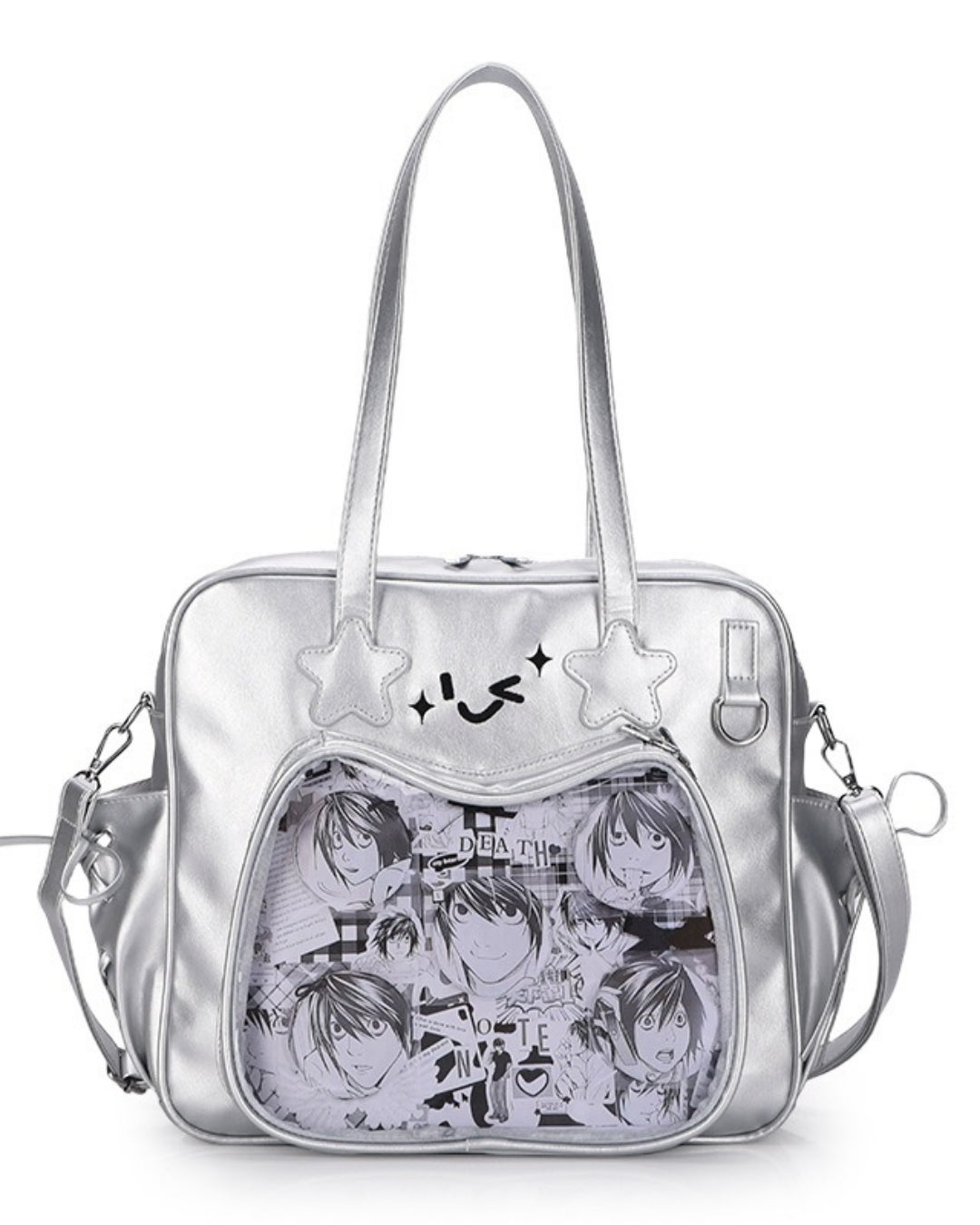 Itamoon Kawaii Ita Bag Shoulder Handbag with Clear Display Window