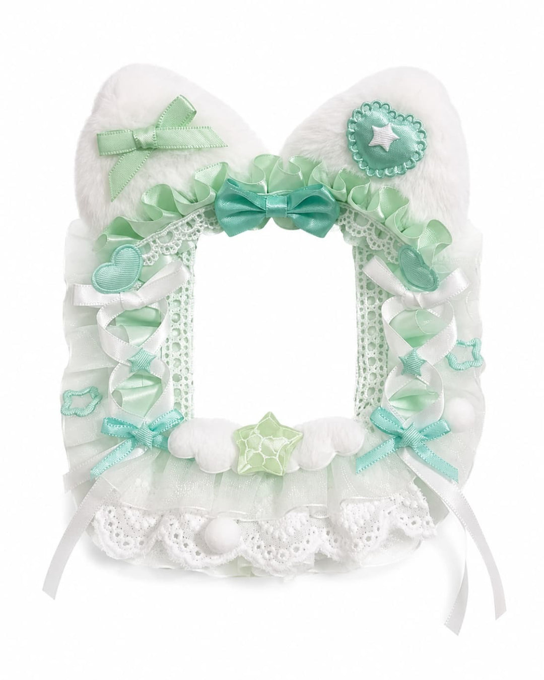 Itamoon Holder – Cozy Cat Lace Photocard Holder