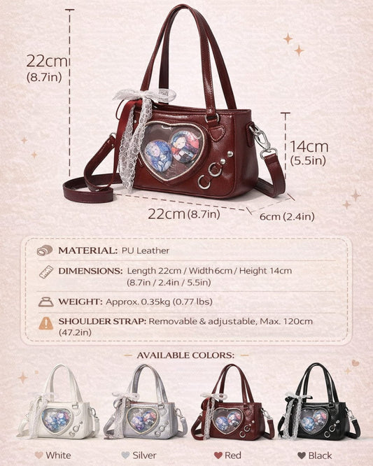 Itamoon Kawaii Heart Ita Bag