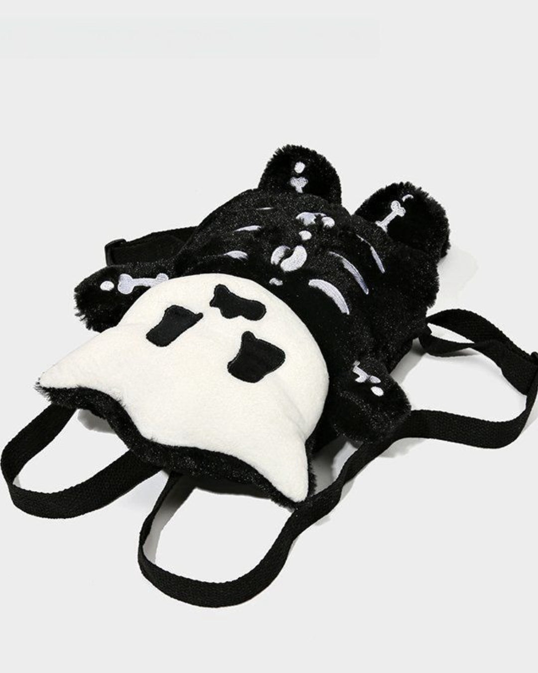 Itamoon Halloween Plush Skeleton Bag – Kawaii Spooky Backpack