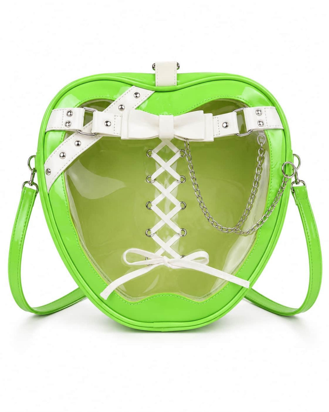 Itamoon Ita Bag – Cute Kawaii Heart Corset Clear Window Bag