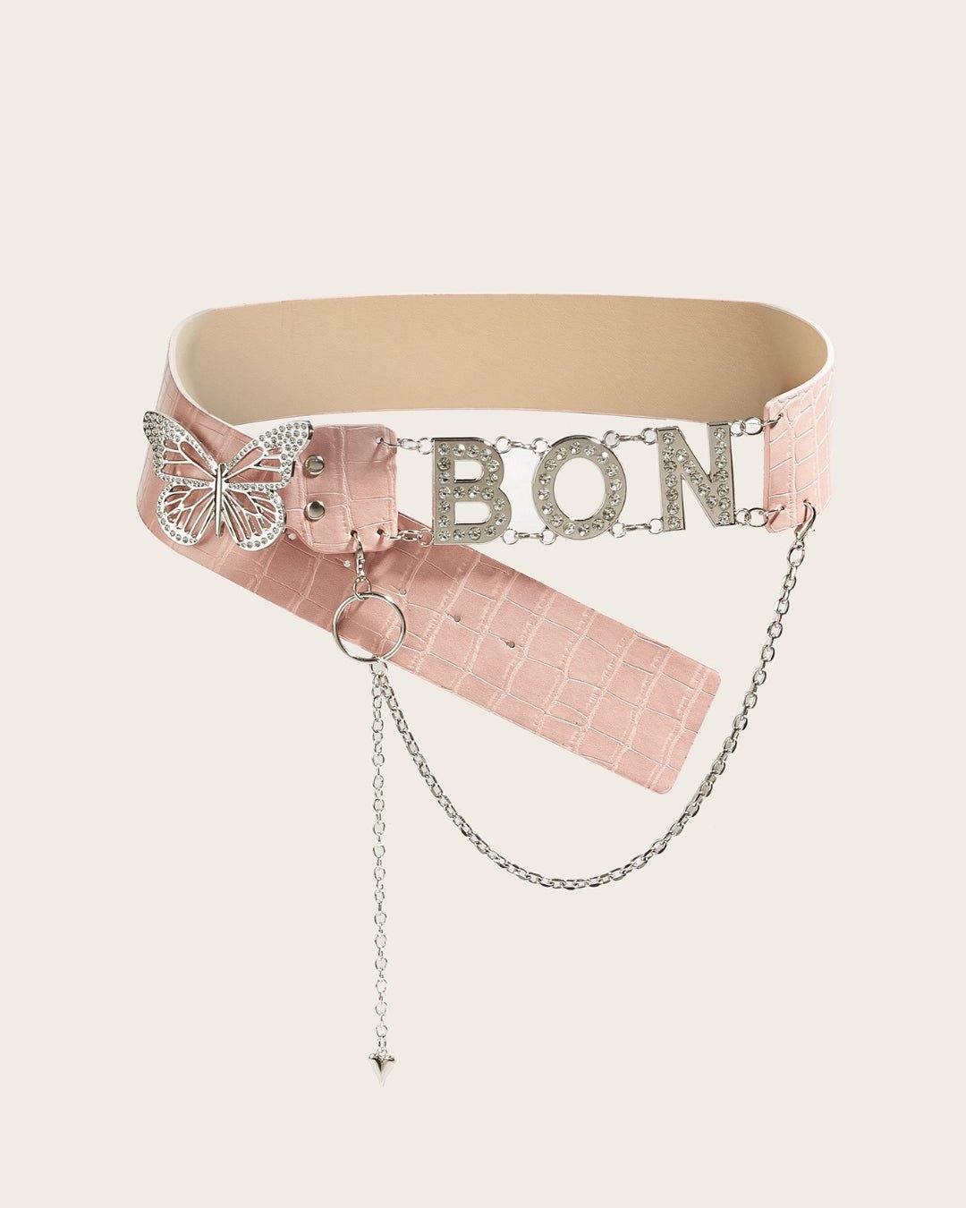 GyaruLab Agejo Rokku Butterfly Logo Chain Belt - GyaruLab