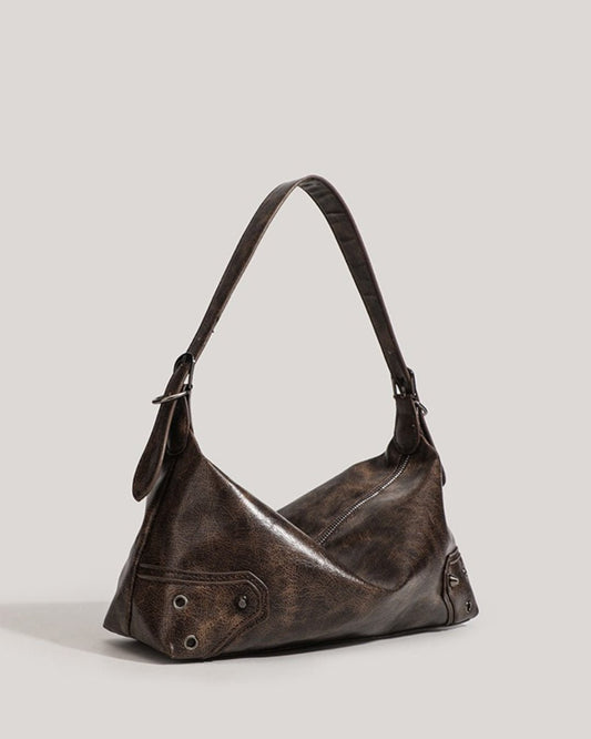 GyaruLab "Rusty Soul" Distressed Hobo Bag - GyaruLab