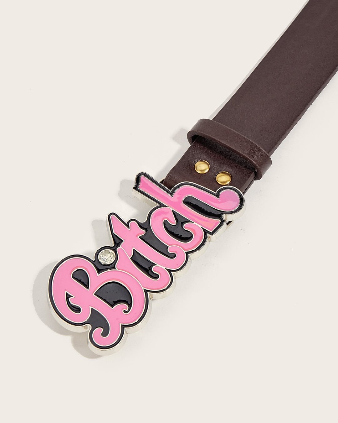 GyaruLab Y2K Pink Bitch Studded Belt - GyaruLab
