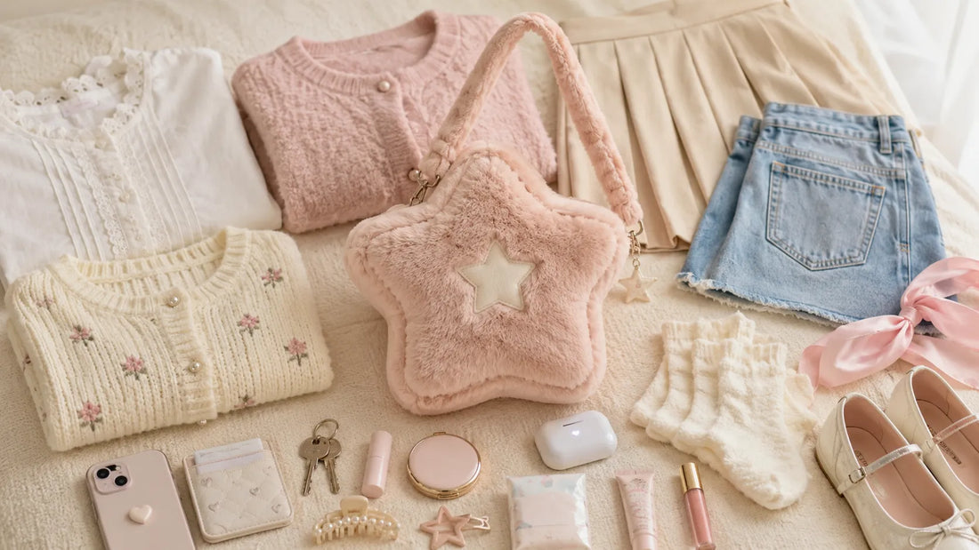 Fuzzy Star Shoulder Bag Guide: Soft Star Bags for Cozy Kawaii Looks