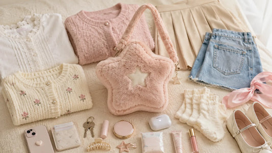 Fuzzy Star Shoulder Bag Guide: Soft Star Bags for Cozy Kawaii Looks
