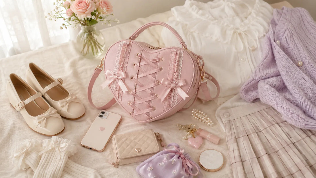 Heart Corset Bag Guide: Romantic Kawaii Bag Styling Ideas