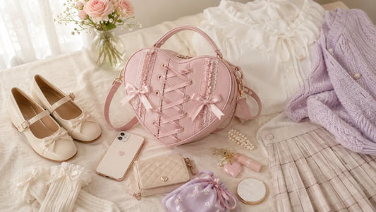 Heart Corset Bag Guide: Romantic Kawaii Bag Styling Ideas