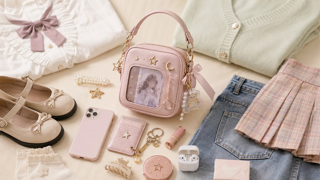 Mini Star Detail Shoulder Bag Guide: Celestial Kawaii Display Ideas