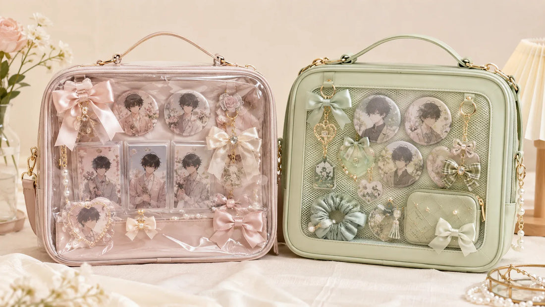 Transparent Ita Bag vs Mesh Window Ita Bag