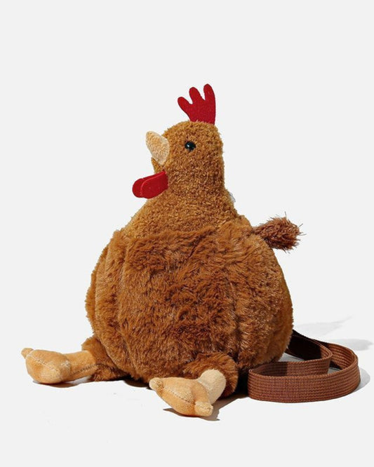 Itamoon Small Plush Chicken Bag – Cute Funny Animal