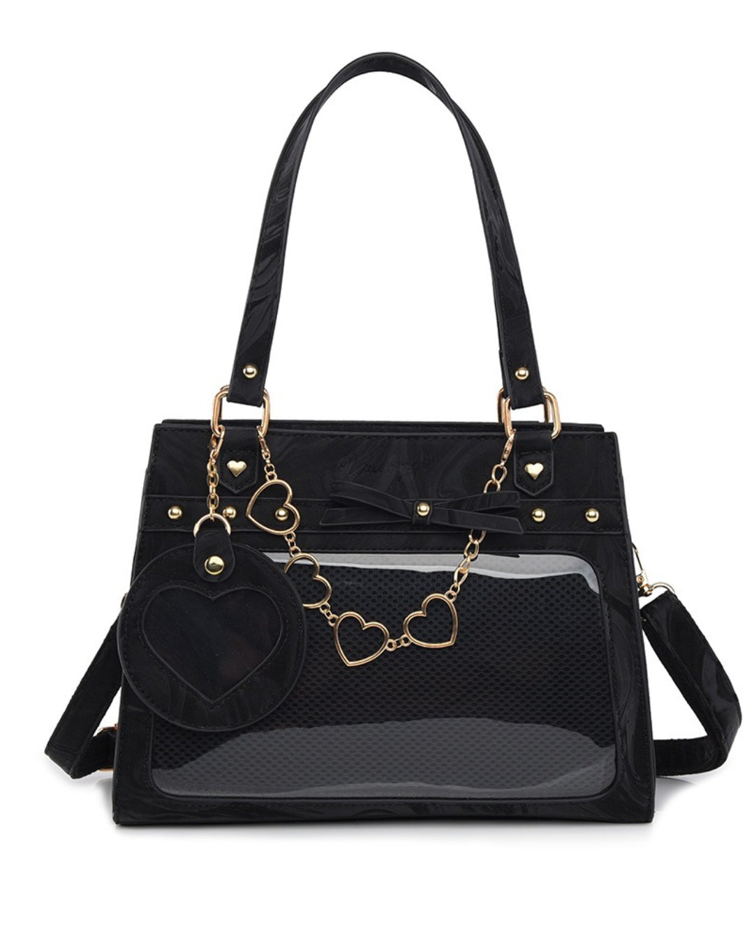 Itamoon Elegant Heart Chain Tote Ita Bag