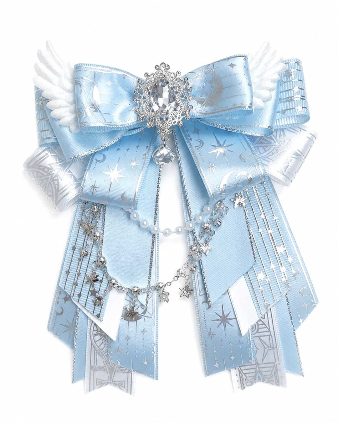 Itamoon Charm – Blue Celestial Bow Bag Charm