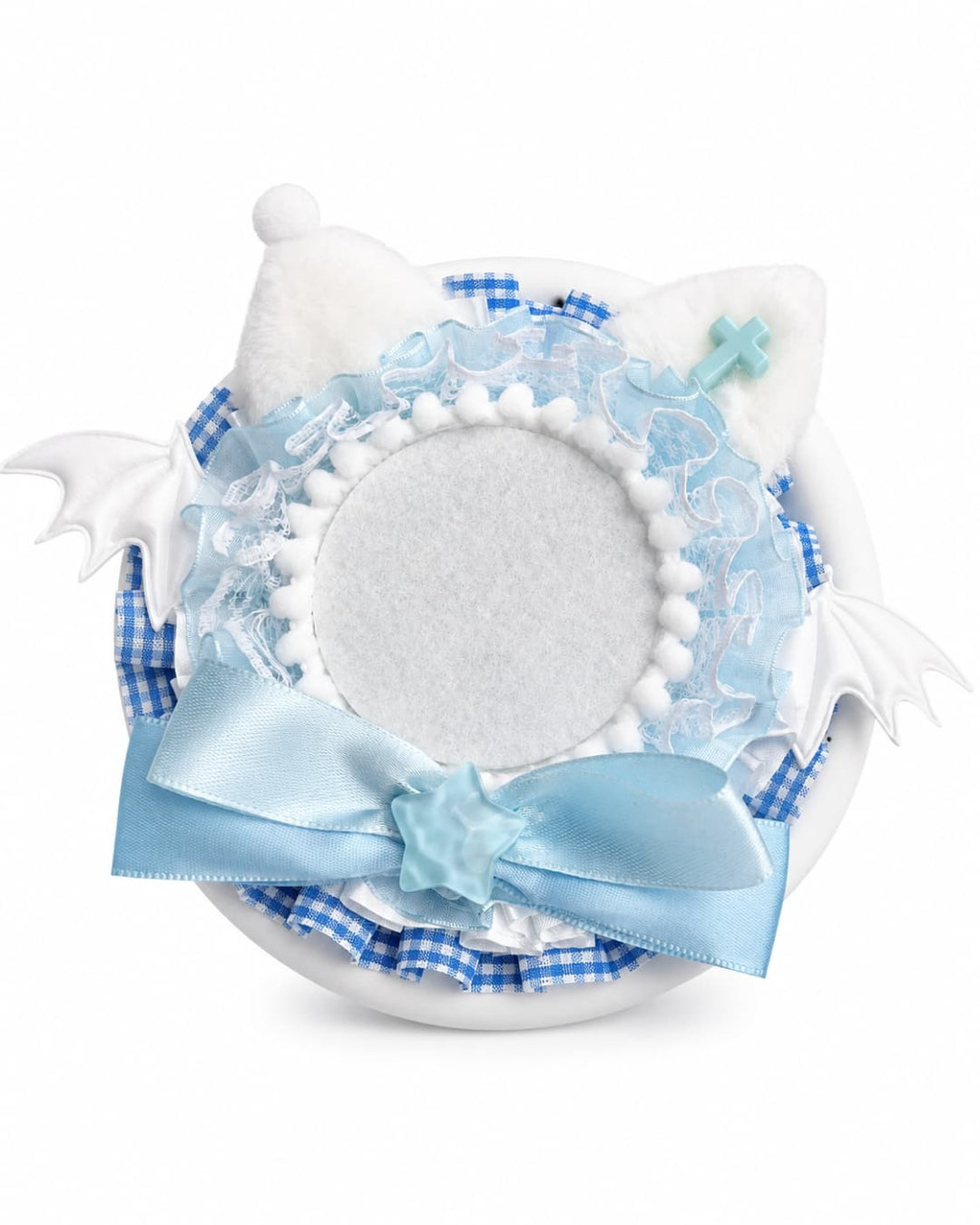 Itamoon Holder – Cat Wing 58–75mm Badge Rosette