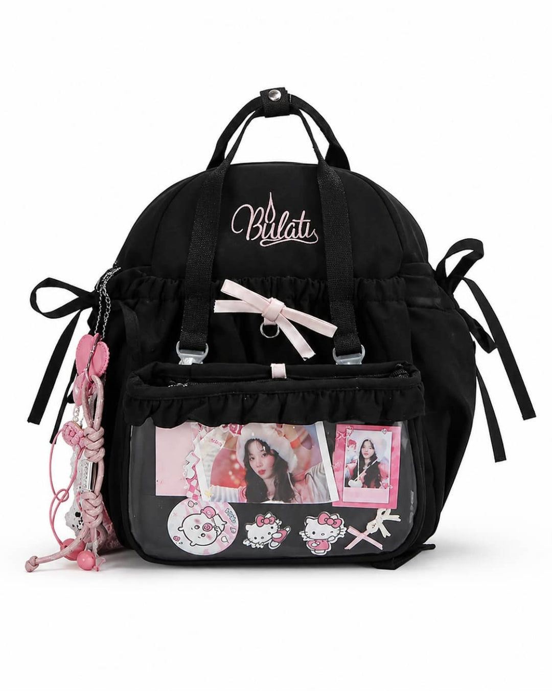 Itamoon Ita Bag – Cute Kawaii Ruffle Clear Window Backpack
