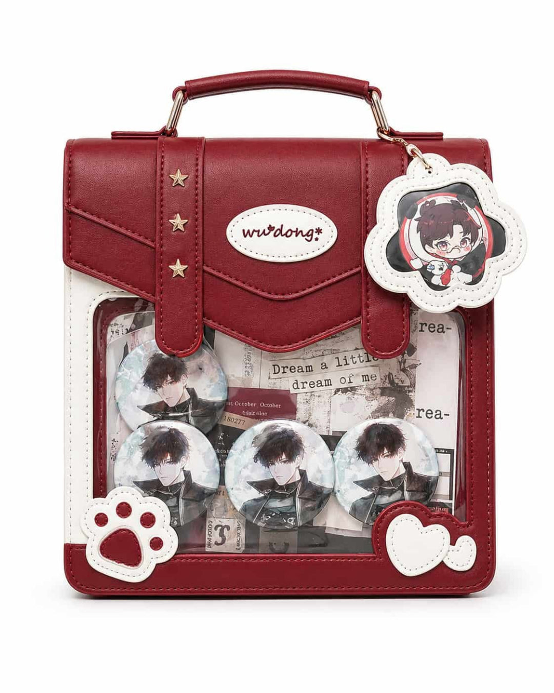 Itamoon Ita Bag – Cute Kawaii Clear Window Backpack Tote