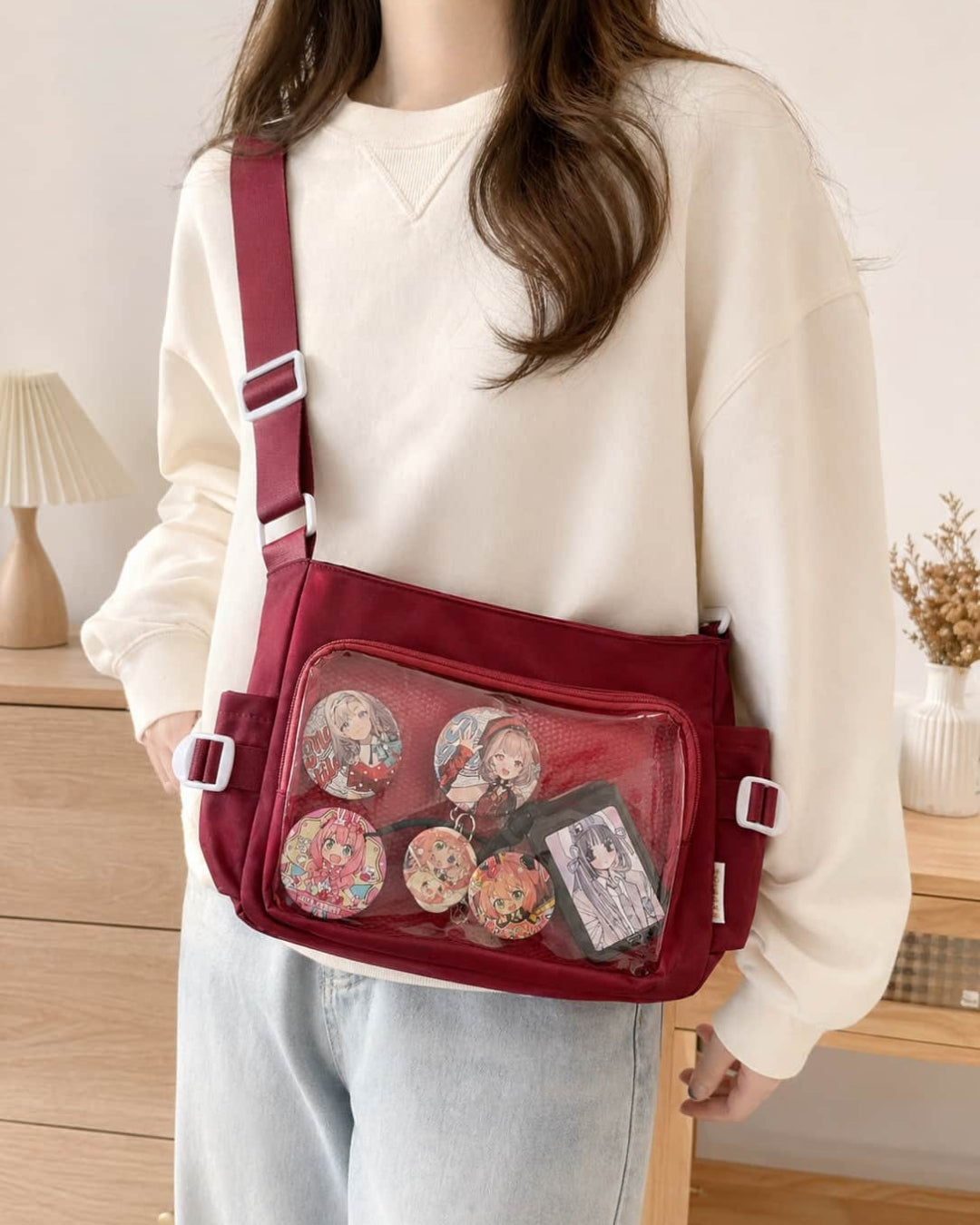 Itamoon Ita Bag – Cute Kawaii Clear Window Shoulder Tote