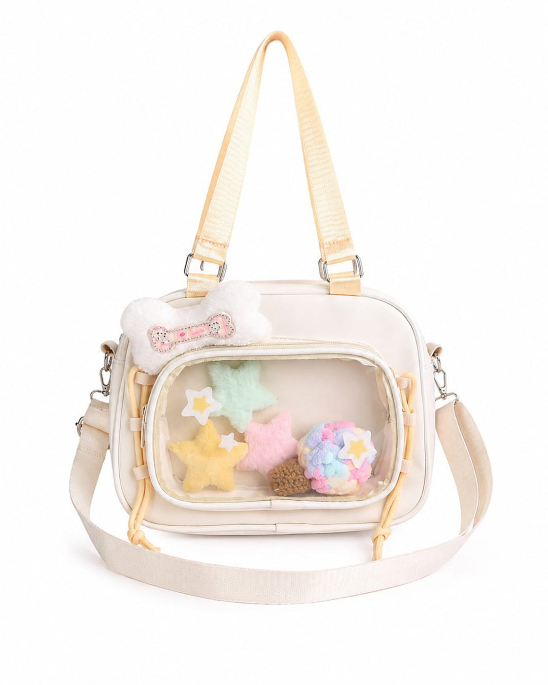 Itamoon Ita Bag – Cute Kawaii Clear Window Plush Display Shoulder Bag