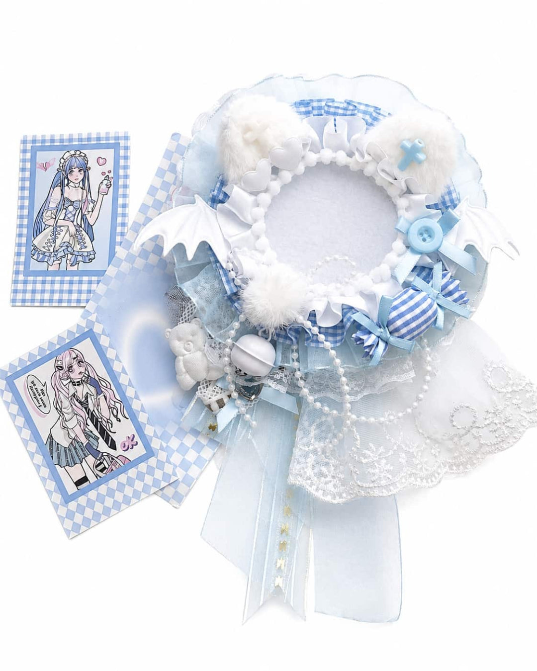 Itamoon Holder – Devil Wedding 58mm Ita Bag Badge Rosette