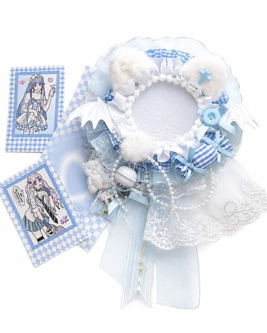 Itamoon Holder – Devil Wedding 58mm Ita Bag Badge Rosette