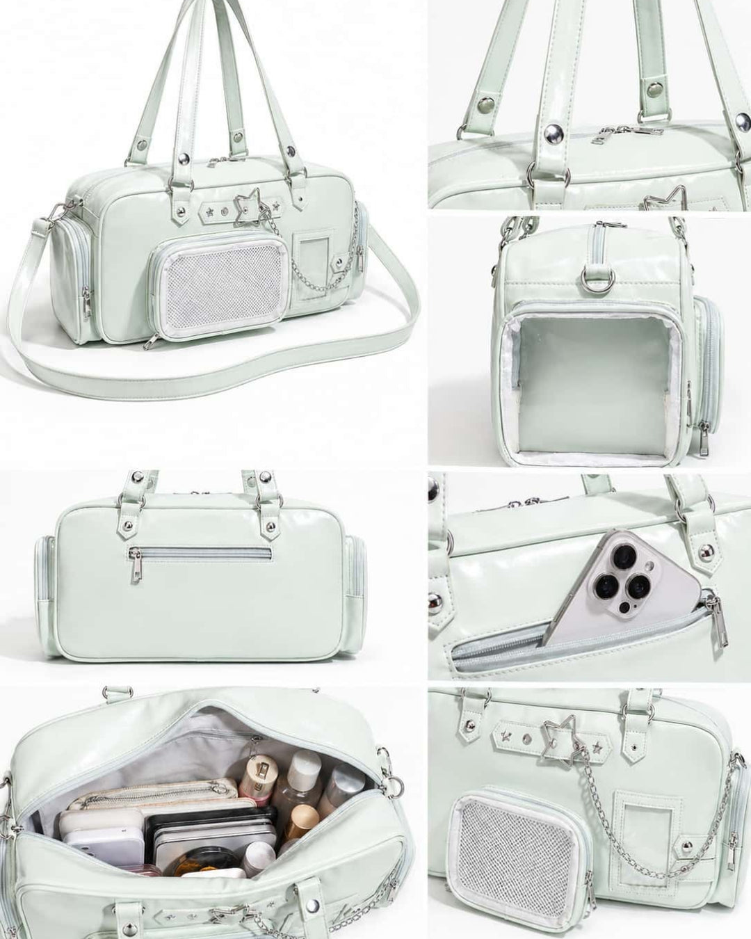 Itamoon Ita Bag – Cute Kawaii Star Pocket Boston Shoulder Bag