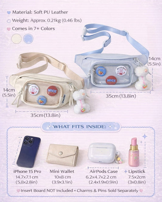 Itamoon Kawaii Ita Bag Waist Fanny Pack