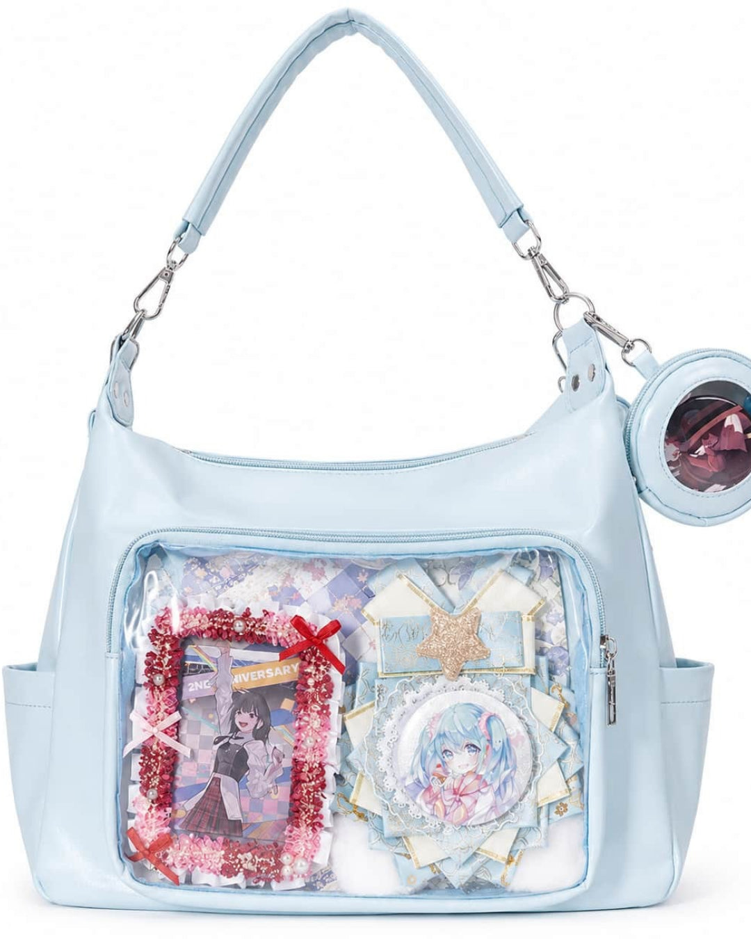 Itamoon Ita Bag – Cute Kawaii Glossy Clear Window Shoulder Bag