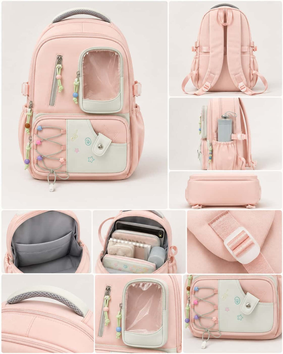 Itamoon Ita Bag Backpack – Cute Kawaii Clear Window School Bag