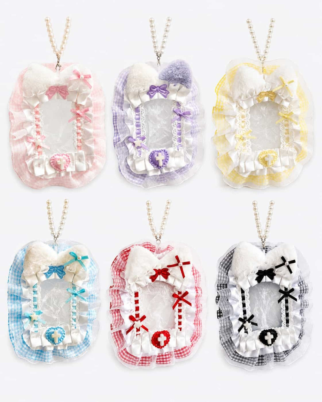 Itamoon Holder – Cozy Cat Lace Photocard Holder