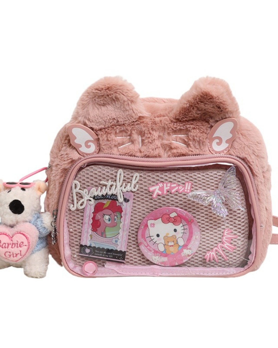 Itamoon Cat Ear Plush Kawaii Ita Bag