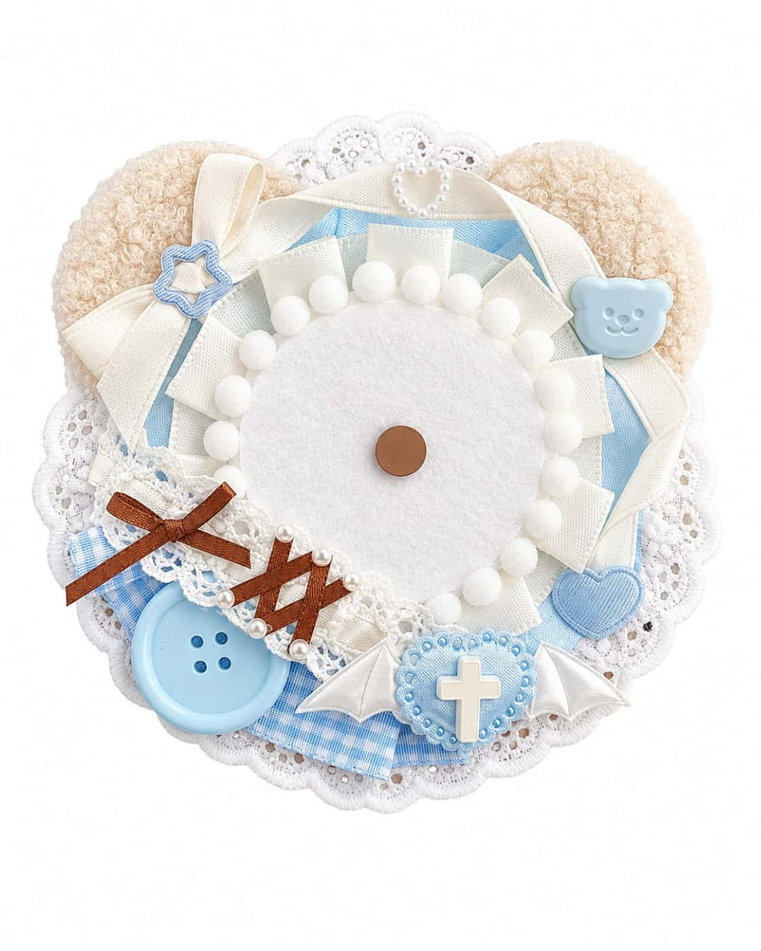 Itamoon Holder – Little Bear 58mm Badge Rosette