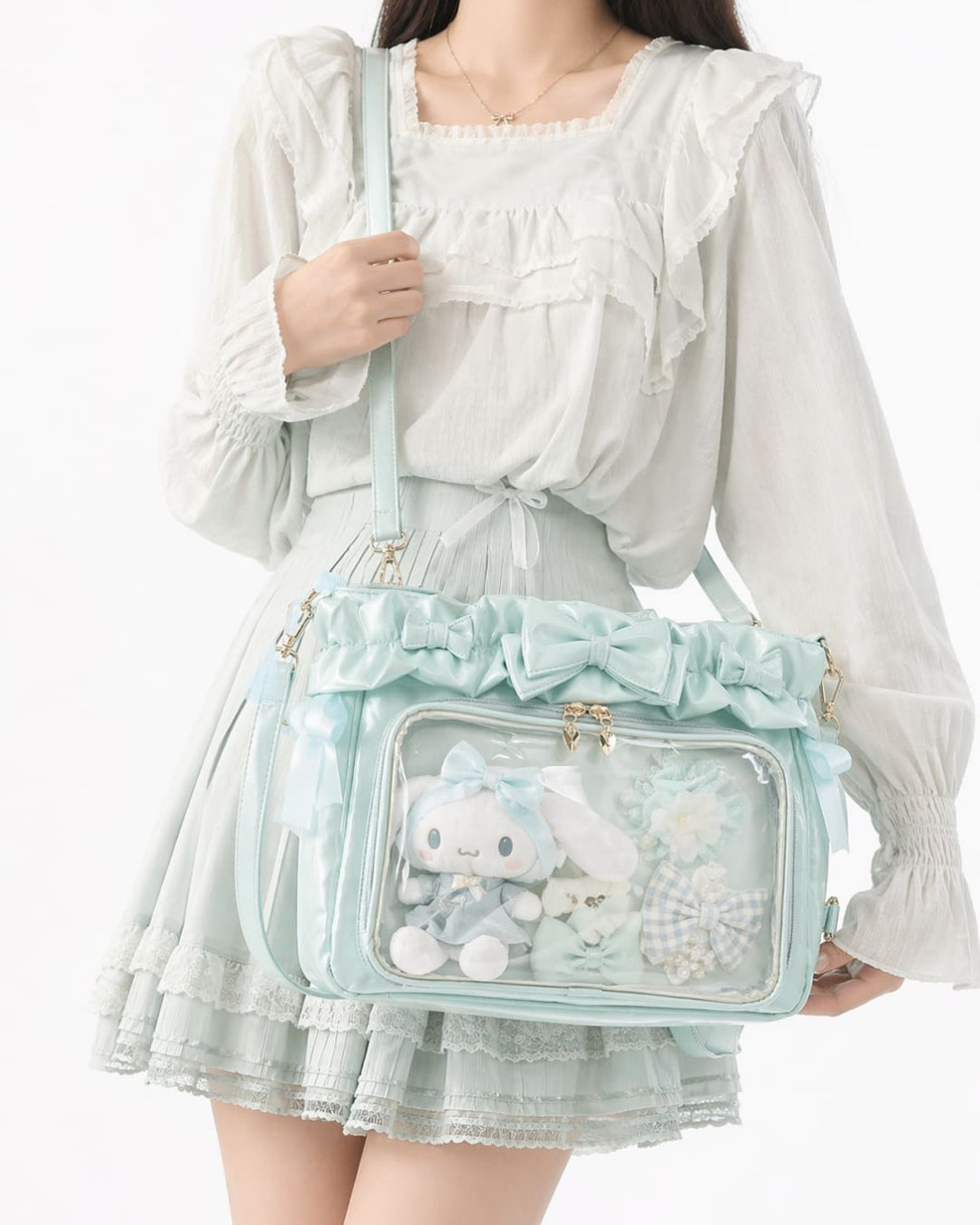 Itamoon Ruffle Kawaii Ita Bag Shoulder Tote