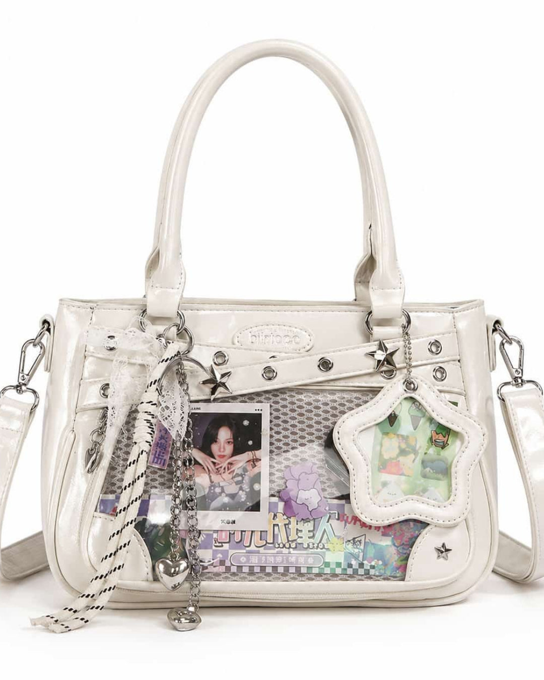 Itamoon Ita Bag – Cute Kawaii Clear Window Shoulder Tote Bag