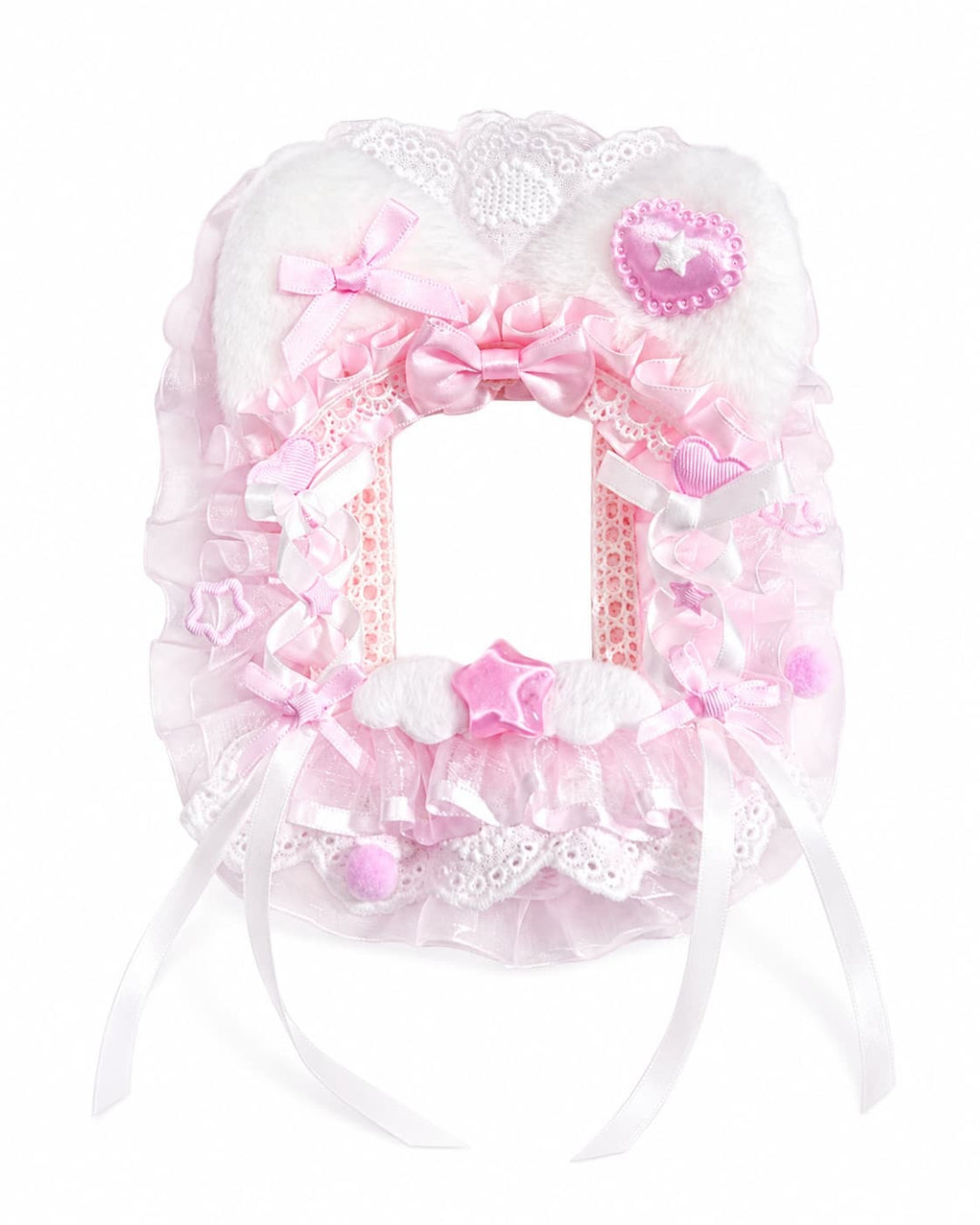Itamoon Holder – Cozy Cat Lace Photocard Holder
