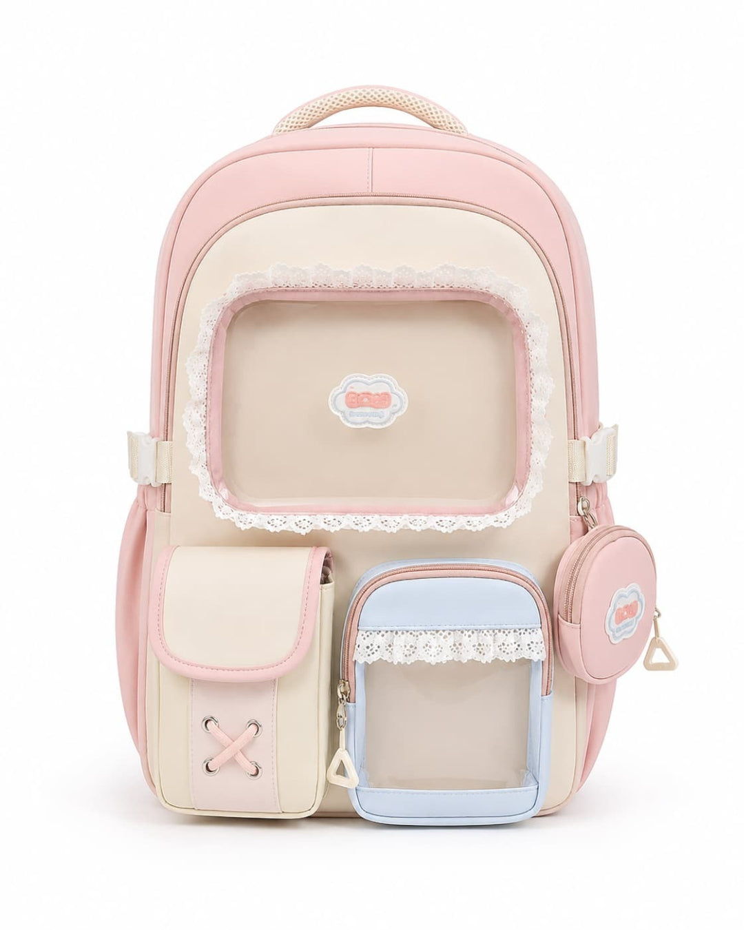 Itamoon Ita Bag – Cute Kawaii Lace Clear Window Backpack
