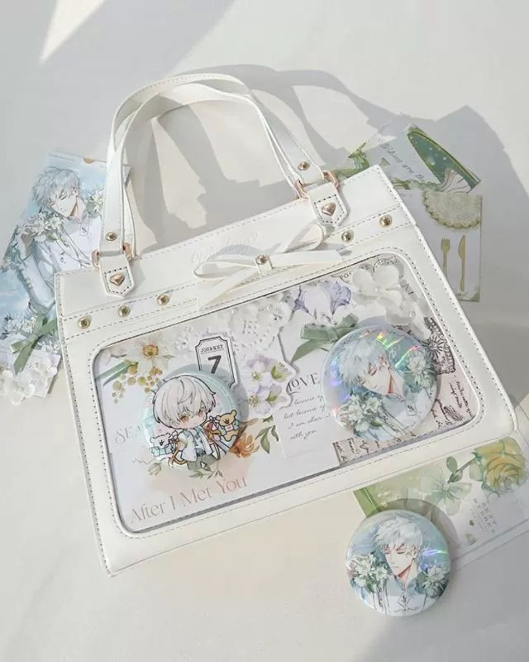 Itamoon Elegant Heart Chain Tote Ita Bag