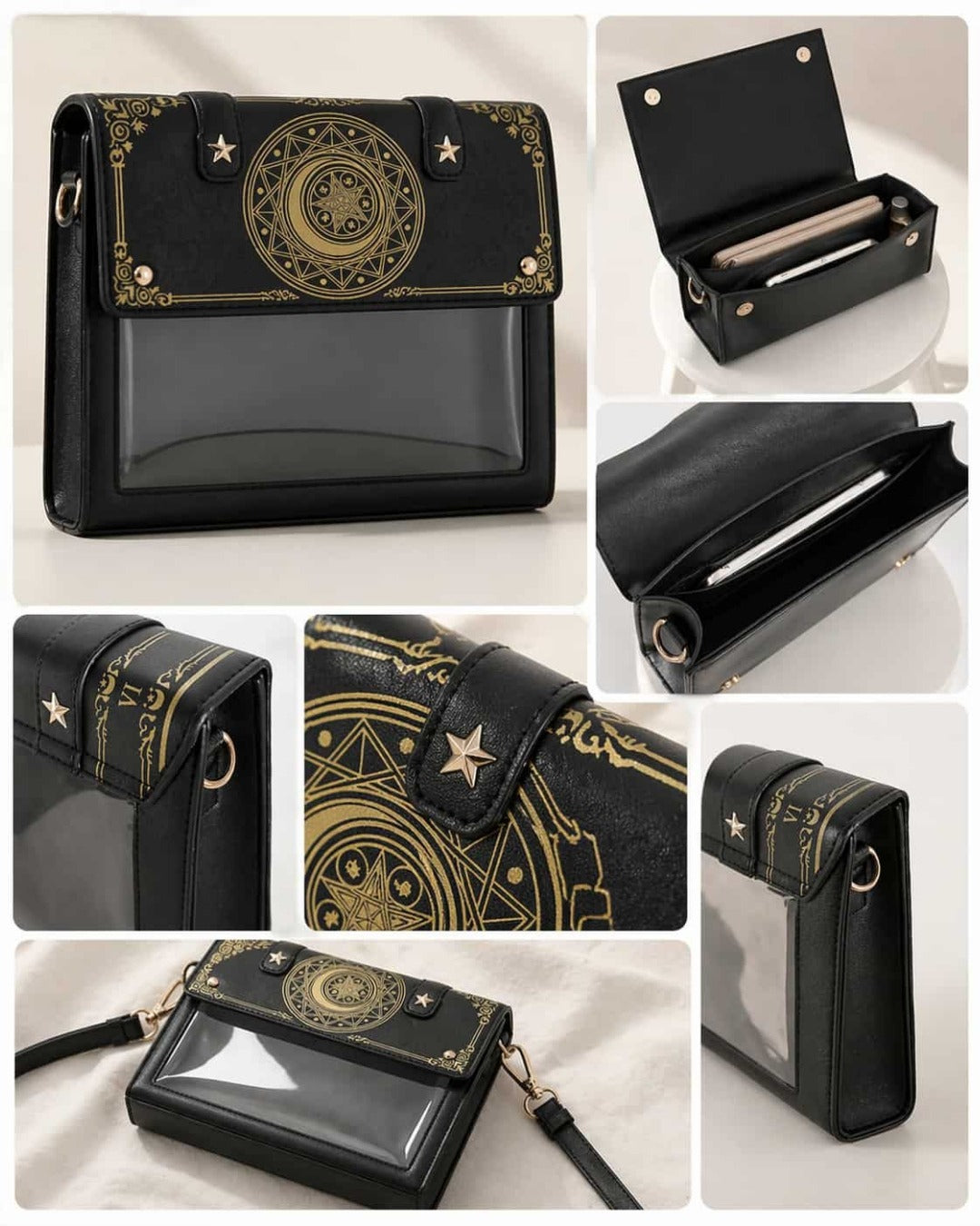 Itamoon Magic Book Ita Bag – Cute Kawaii Clear Window Display Bag