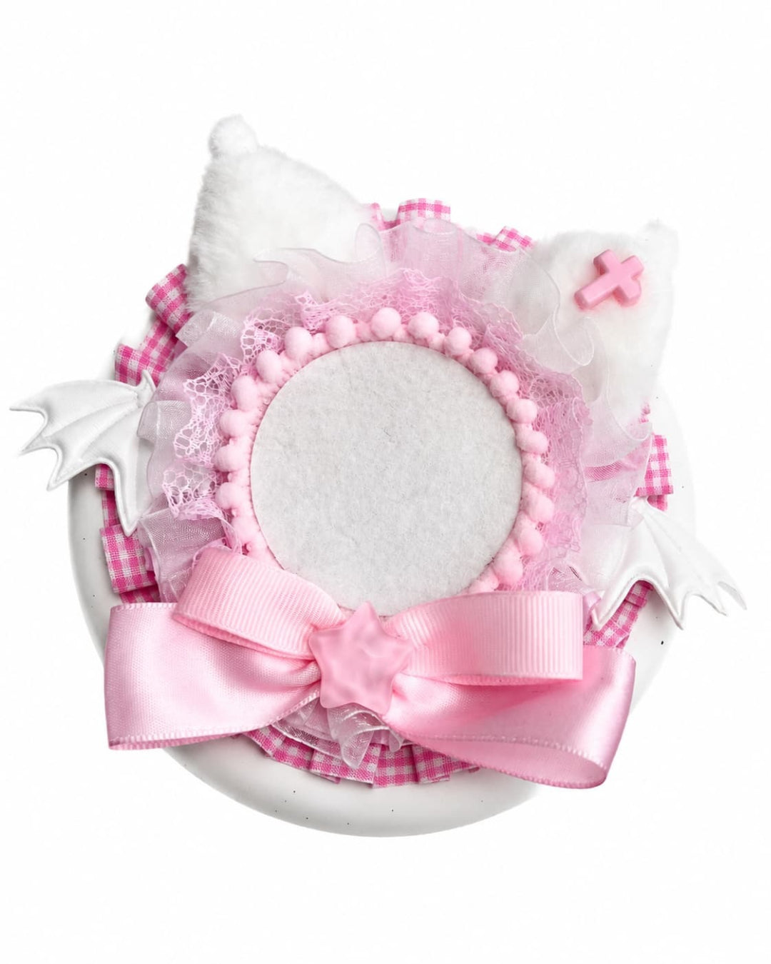 Itamoon Holder – Cat Wing 58–75mm Badge Rosette