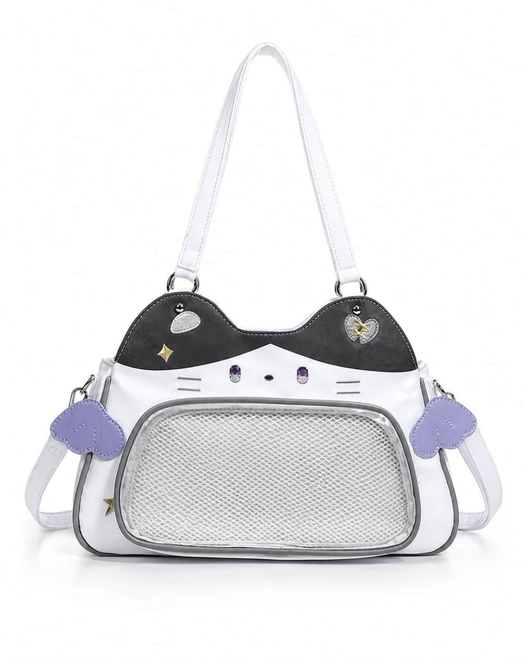 Itamoon Ita Bag – Cute Kawaii Cloud Cat Clear Window Shoulder Bag
