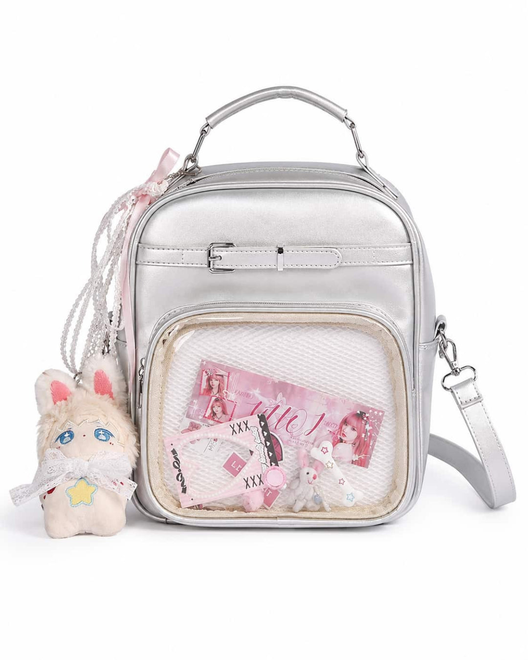 Itamoon Ita Bag – Cute Kawaii Buckle Clear Window Crossbody Bag