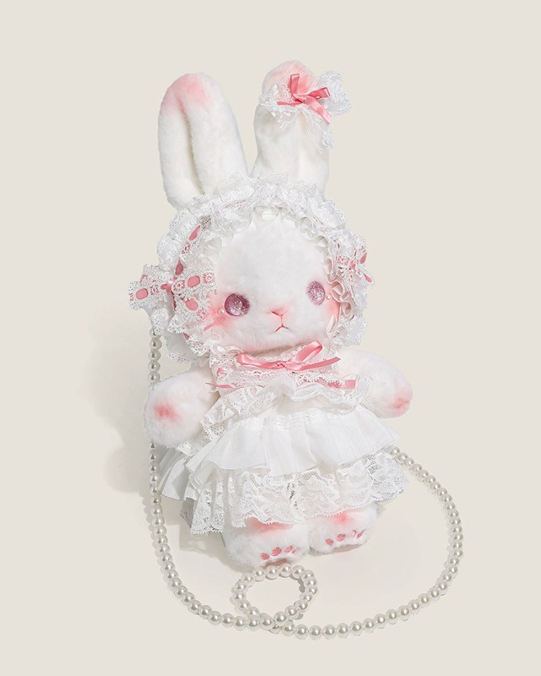 Itamoon Sweet Lolita Bunny Plush Crossbody Bag