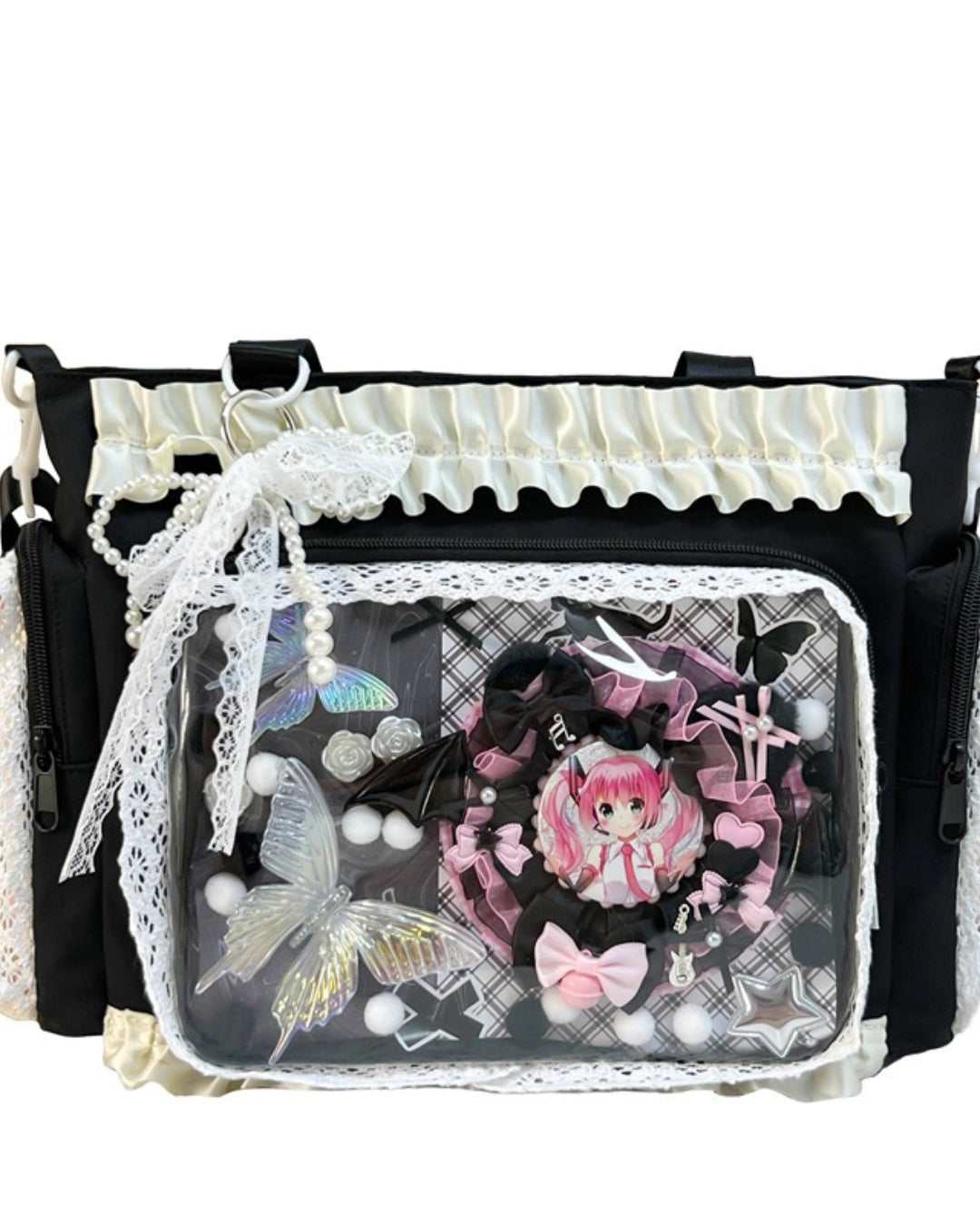 Itamoon Lace Ruffle Crossbody Ita Bag