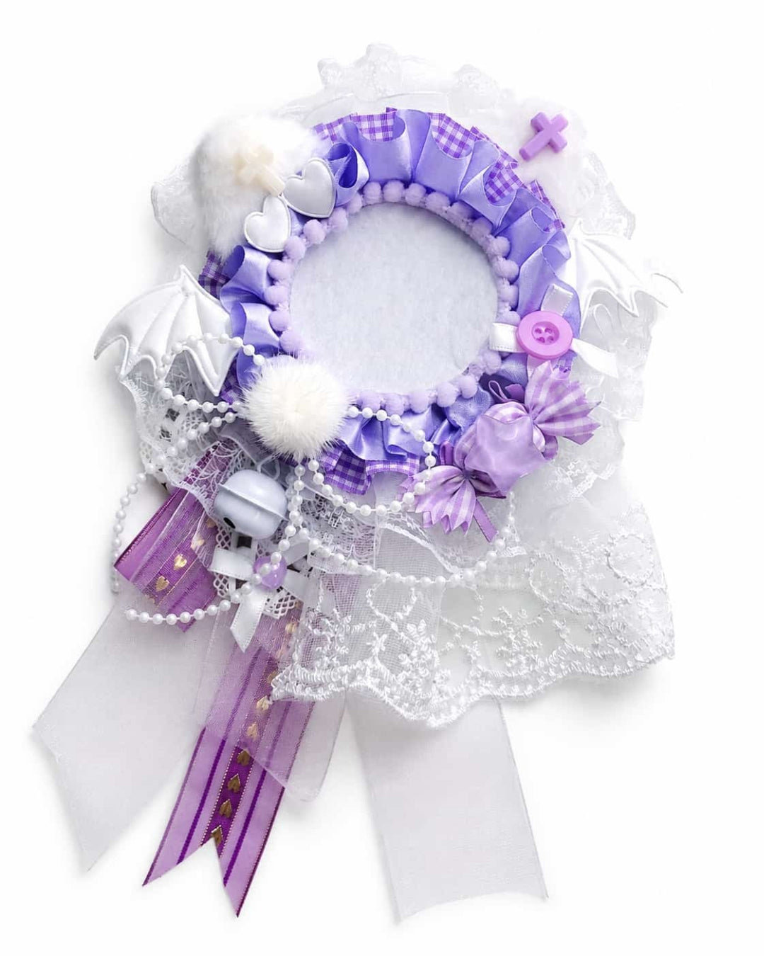 Itamoon Holder – Devil Wedding 58mm Ita Bag Badge Rosette