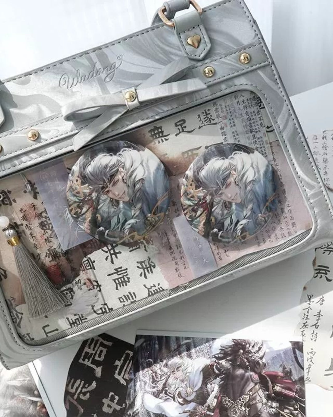 Itamoon Elegant Heart Chain Tote Ita Bag