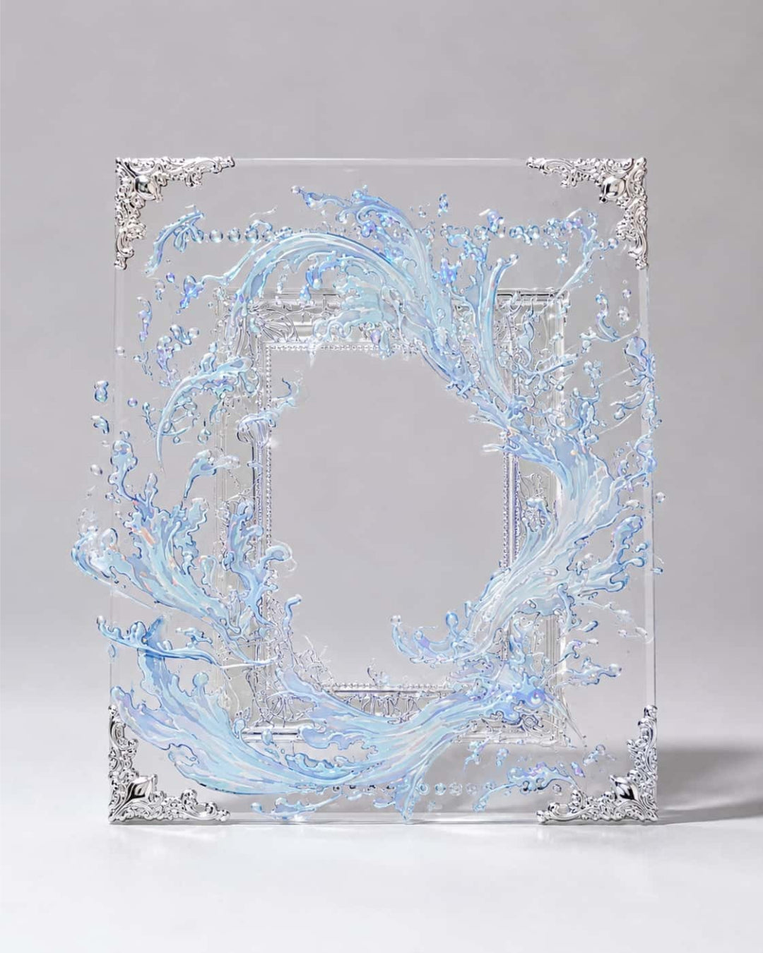 Itamoon Holder – Ocean Tide Acrylic Badge Holder